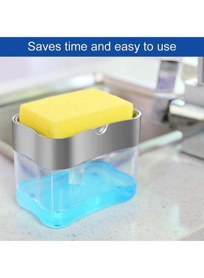 Soap Pump Dispenser And Sponge Holder For Kitchen Assorted
