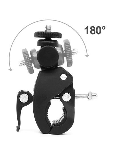 Tripod Head Compatible For Holding DSLR Camera Black