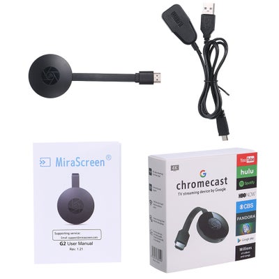 Wifi Display Receiver Mirroring Phone Tablet Black