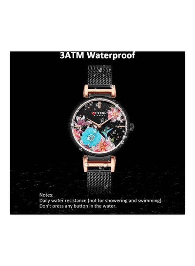 Women's Water Resistant Analog Watch 9053 - 42 mm - Gold