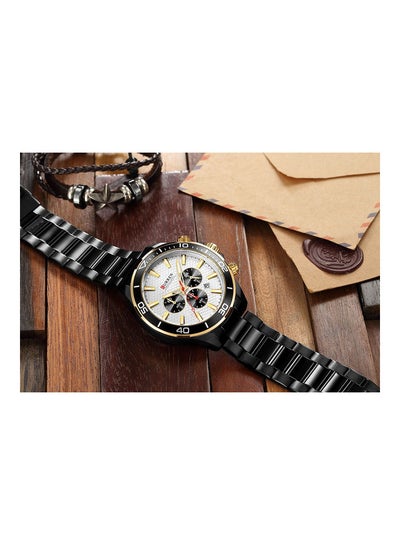 CURREN 83 for men with quartz stainless steel watch strap