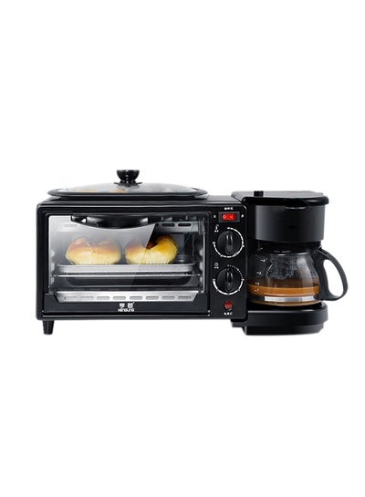 3-In-1 Breakfast Maker Black 45x19x18centimeter
