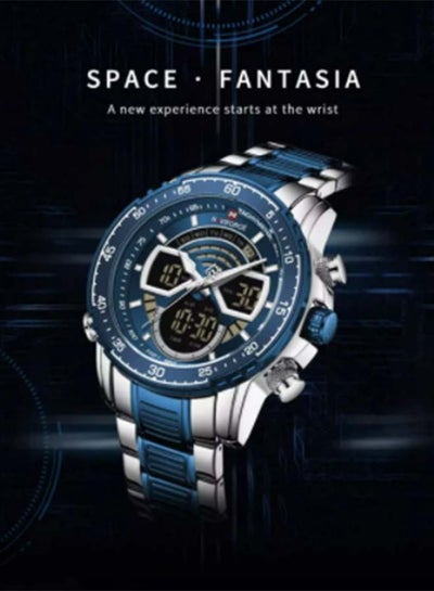 Men's Stainless Steel Analog+Digital Wrist Watch NF9189 S/BE