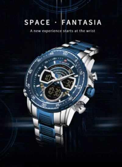 Men's Stainless Steel Analog+Digital Wrist Watch NF9189 S/BE