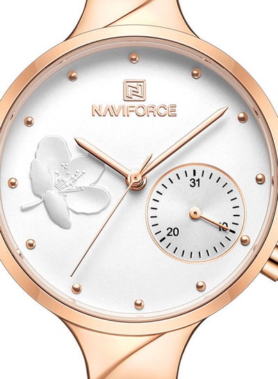 Women's Stainless Steel Analog Wrist Watch NF5001S RG/W/RG