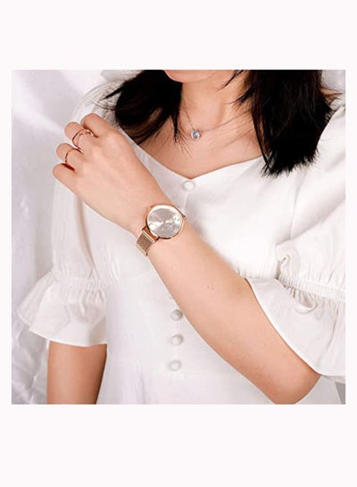 Women's Stainless Steel Analog Wrist Watch NF5011 RG/W