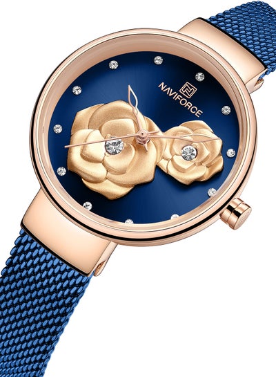 Women's Stainless Steel Analog Wrist Watch NF5013 RG/BE/BE