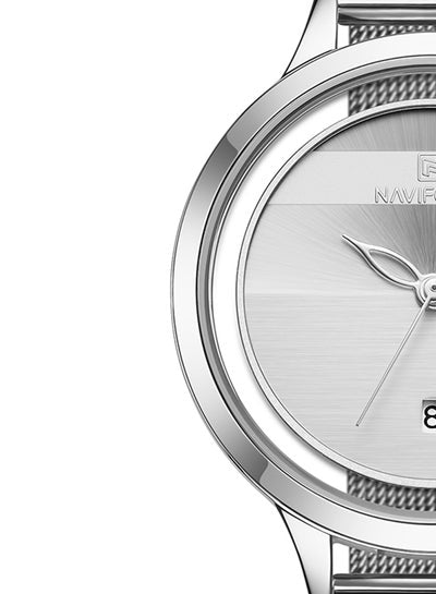 Women's Stainless Steel Analog Wrist Watch NF5014 S/W