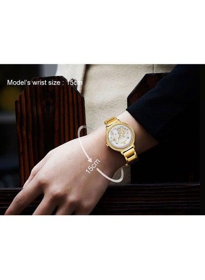 Women's Stainless Steel Analog Wrist Watch NF5016 G/W