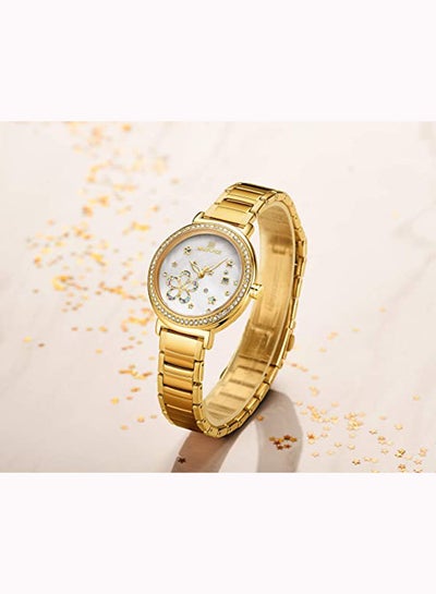 Women's Stainless Steel Analog Wrist Watch NF5016 G/W