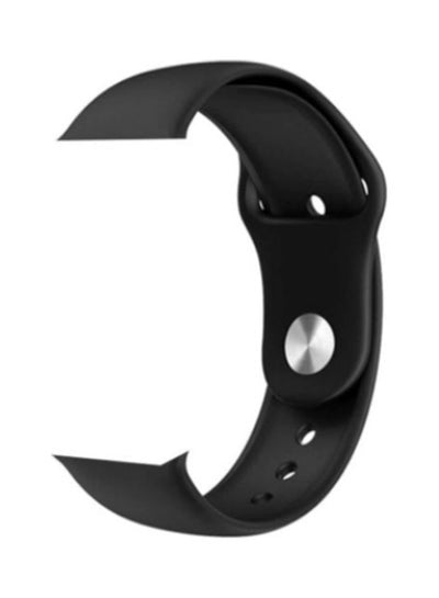 300.0 mAh Bluetooth Full Touch Call Smartwatch With Replaceable Strap Black