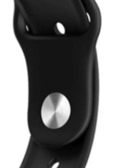 300.0 mAh Bluetooth Full Touch Call Smartwatch With Replaceable Strap Black