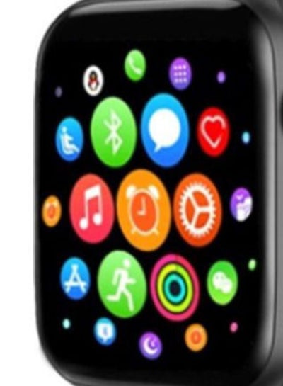300.0 mAh Bluetooth Full Touch Call Smartwatch With Replaceable Strap Black