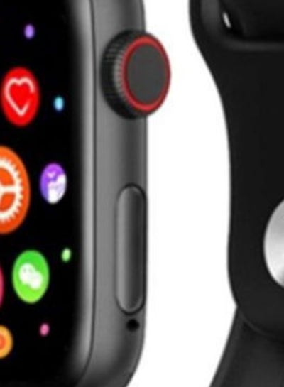 300.0 mAh Bluetooth Full Touch Call Smartwatch With Replaceable Strap Black