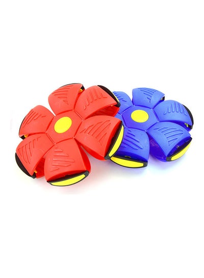 كرة سحرية للتشوه الطائر UFO مع ضوء LED وموسيقى 15.5x15.5x15.5 سم