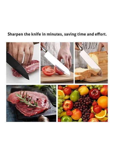 Electric Knife Sharpener White 12.00 x 7.50 x 10.00cm