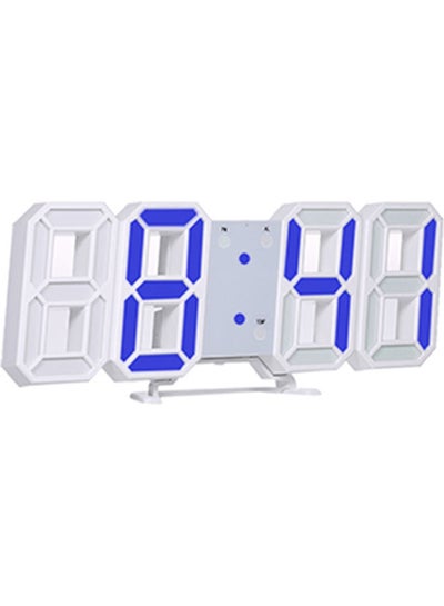 ساعة رقمية LED ثلاثية الأبعاد متعددة الألوان 29.00x4.50x10.00سم