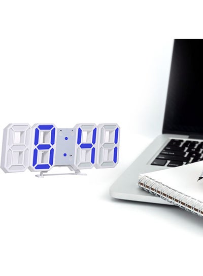 ساعة رقمية LED ثلاثية الأبعاد متعددة الألوان 29.00x4.50x10.00سم