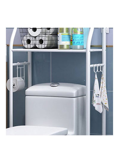 3 Shelf Towel Storage Rack Organizer Over The Toilet Bathroom Space Saver White 50 X 25 X 160cm