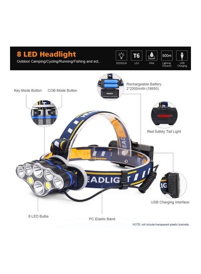USB Rechargeable Waterproof Head Lamp