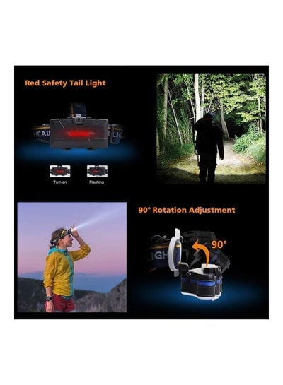 USB Rechargeable Waterproof Head Lamp