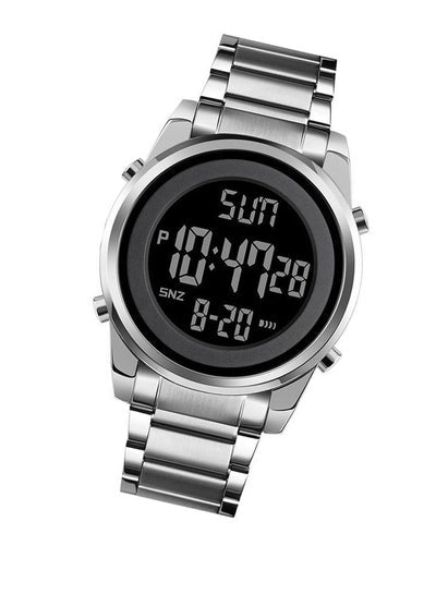 Men's Digital Business Watch - 52 mm - Silver