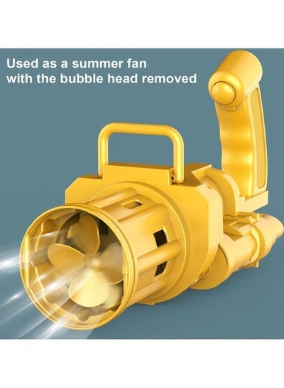 8-Hole Huge Amount Bubble Maker Electric Gun