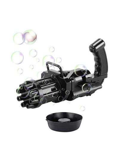 8 Hole Design Portable Non-Toxic Electric Gatling Bubble Maker Machine Gun