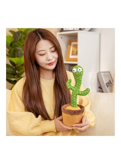 Dancing Singing Talking Cactus Plush Puppet Toy 24x10.8x69.5cm