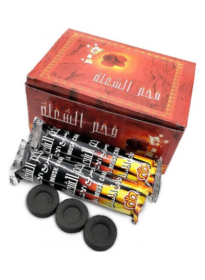 100-Piece Charcoal Bakhoor Coal Black