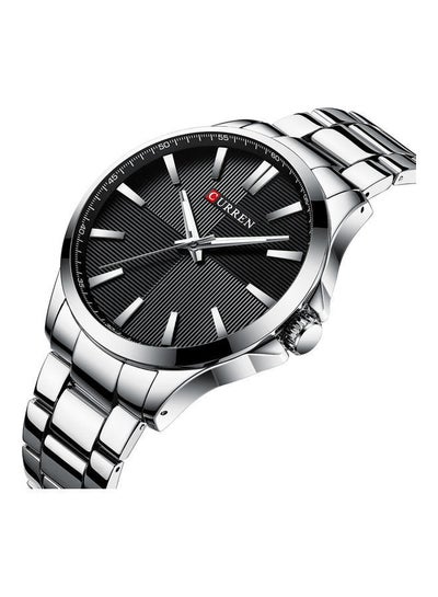 Men's Waterproof Analog Wristwatch 8322 - 45 mm - Silver