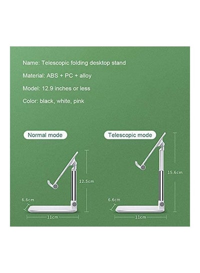 Universal Mobile And Tablet Stand White