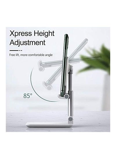 Universal Mobile And Tablet Stand White