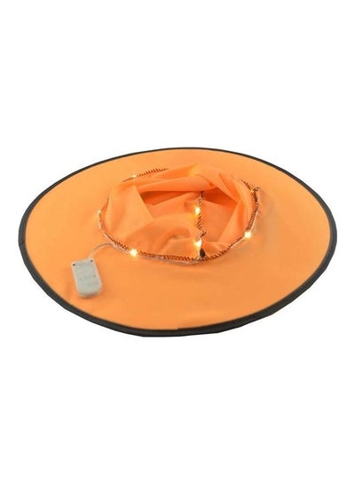 Halloween Glowing Witch Hat With LED Light For Costume and Decoration 35 x 38cm