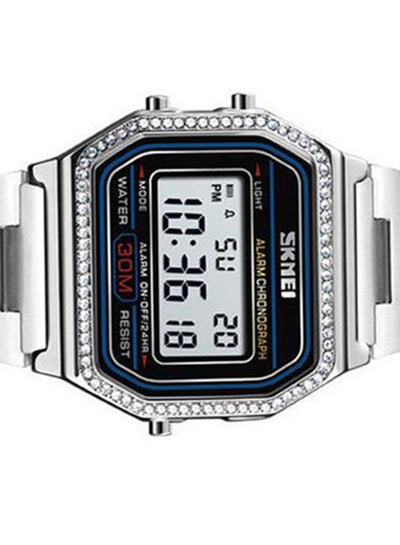 Women's Stainless Steel Digital Watch 1474