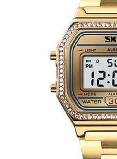 Women's Stainless Steel Digital Watch 1474