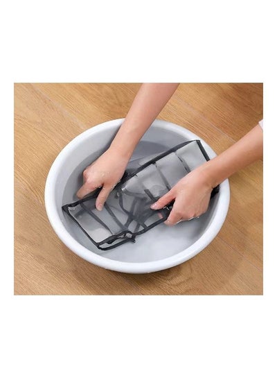 Stylish Underwear Organizer Storage Baskets Bin Clear/Black