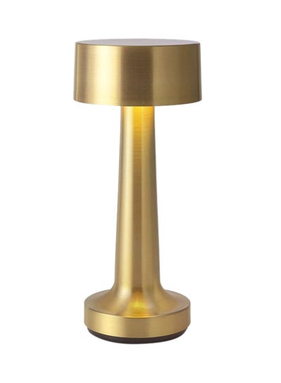 LED Portable Battery Table Light Gold 9 x 21cm