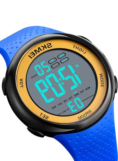 Men's Fashion Outdoor Sports  Multifunction Alarm 5Bar Waterproof Digital Watch  1856