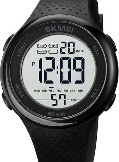 Men's Fashion Outdoor Sports  Multifunction Alarm 5Bar Waterproof Digital Watch  1856