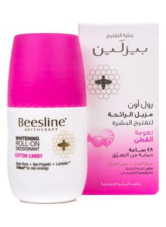 Beesline Whitening Roll-On Deodorant - Cotton Candy Pink