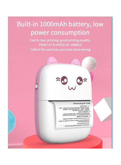 Mini Thermal Printer Pink