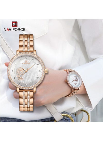 Women's Analog Stainless Steel Watch NF5017L RG/W