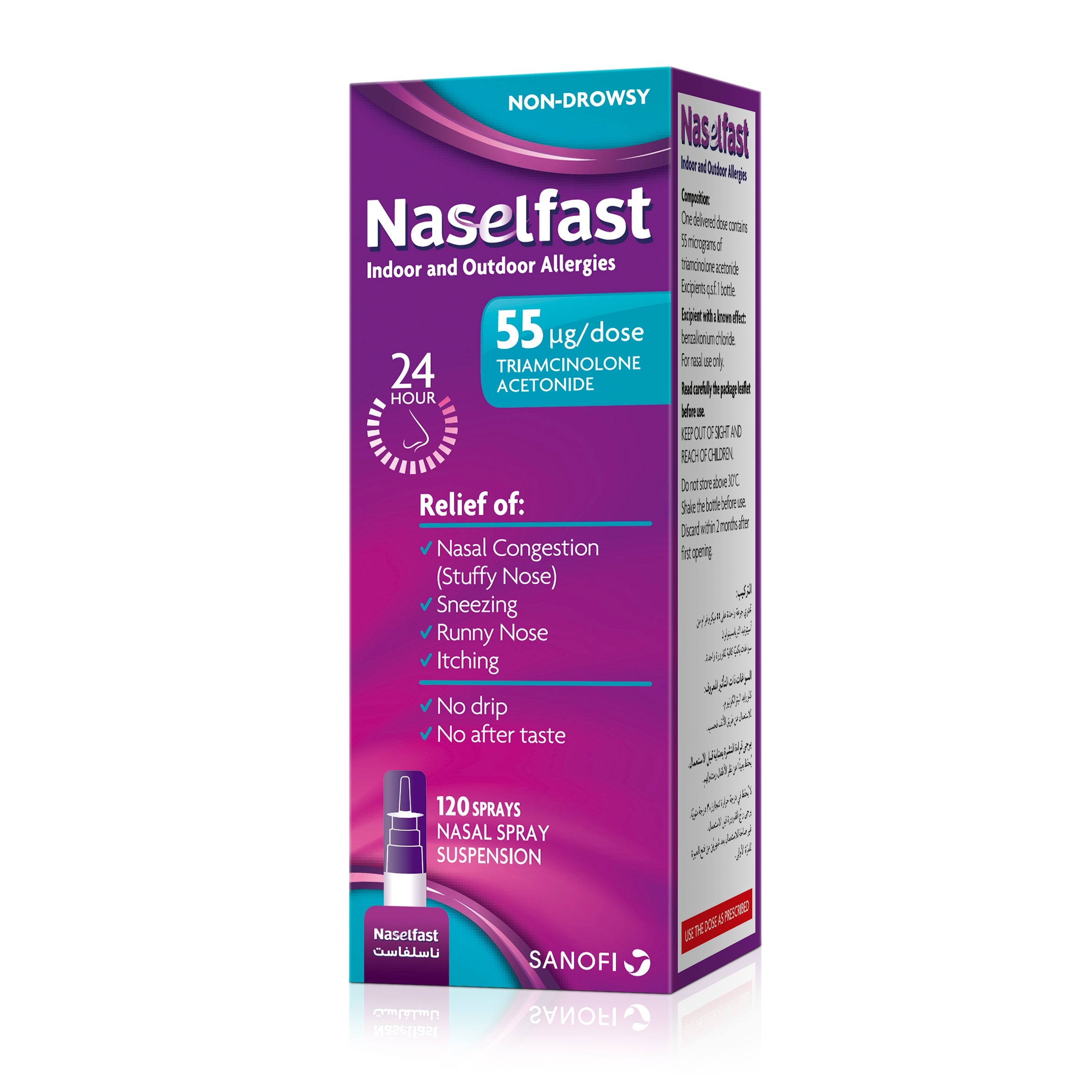 Naselfast Nasal Spray 120 Sprays