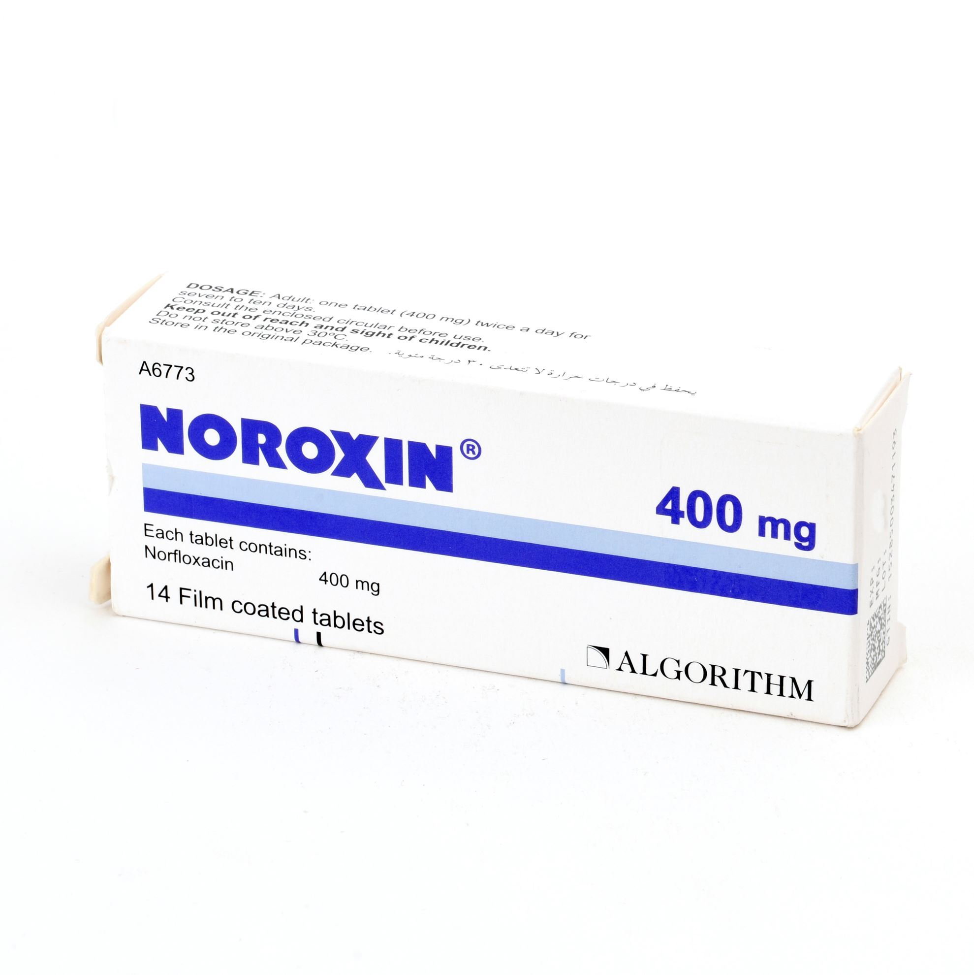 Noroxin 400Mg Tab 14S