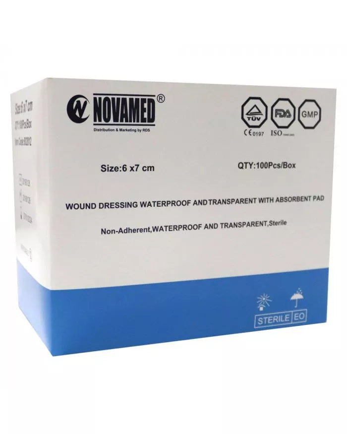 Novamed Transparent Water Resist 6X7 Sterile 100S (802012)