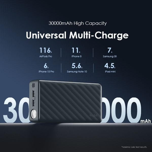 Oraimo Powerbox 300 Lite Power Bank 30000mAh Black OPB-1301