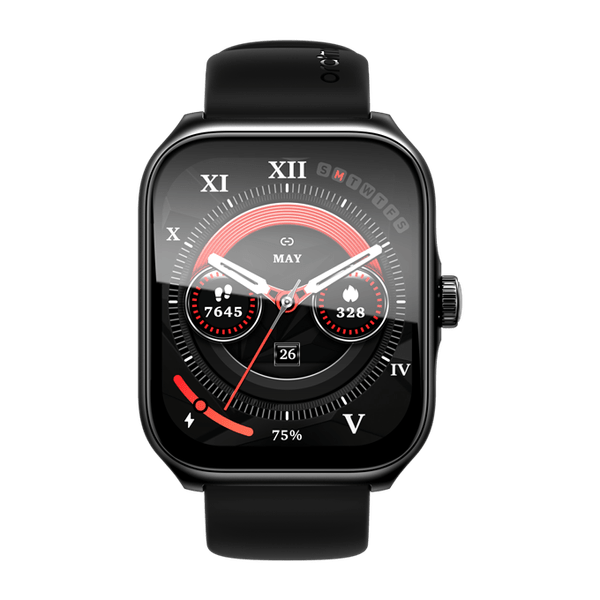 Oraimo 2.01 Inches Nova AM Smartwatch with AMOLED Display & Fitness Suite – Light Chrome