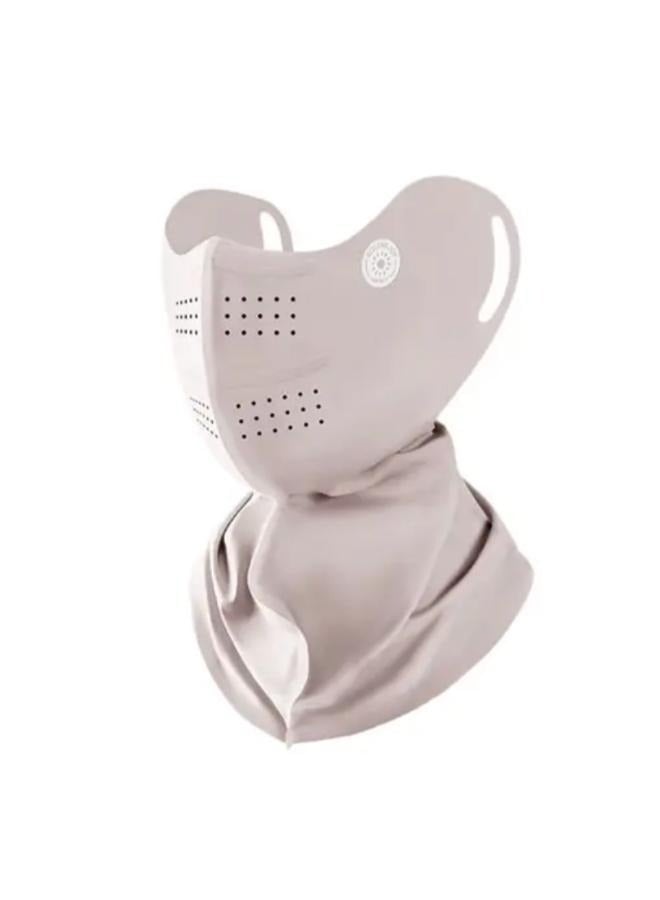 UPF50+ Summer Thin Breathable Sunscreen Mask for Outdoor Activities