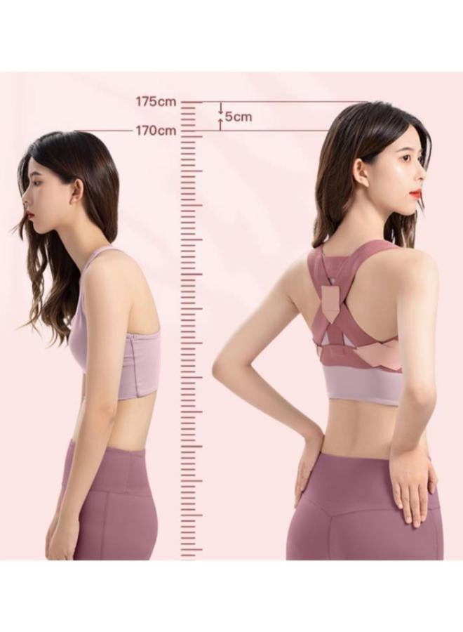 Posture Corrector for Women Back Lumbar Brace Trainer Invisible Shoulder Correction Straps Upper Clavicle Chest Support Belt